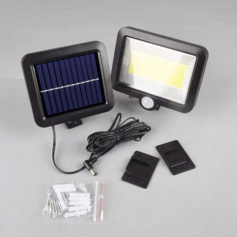 Lampe murale COB séparable 100 LED – Détecteur de mouvement intégré – Éclairage large façade (1/5)