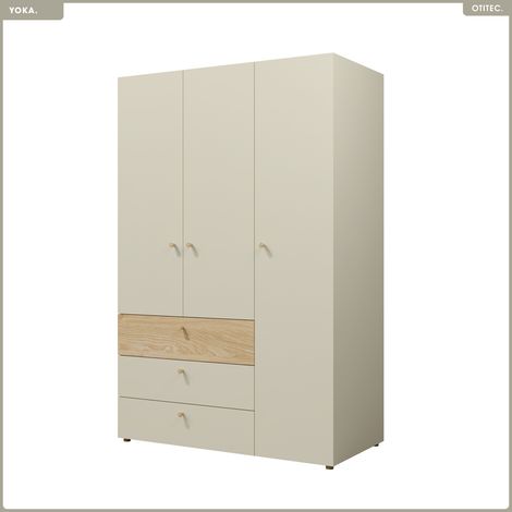 Armoire - L.120 x H.185 x P.60 - YOKA (1/2)