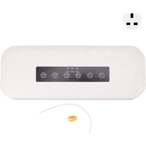 Petite machine de mise sous vide, double usage humide/sec, nettoyable, démontable, plastique alimentaire, prise UK 220V (1/5)