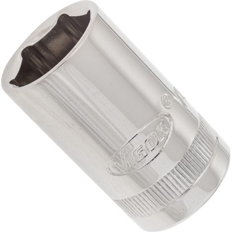 VIGOR Innenvierkant Antrieb 12,5 = 1/2 Zoll Steckschlüssel-Einsatz Außensechskant-Profil V2562N ∙ Vierkant hohl 12,5 mm (1/2 Zoll) ∙ Außen-Sechskant Profil ∙ 16 ∙ Gesamtlänge: 38 mm