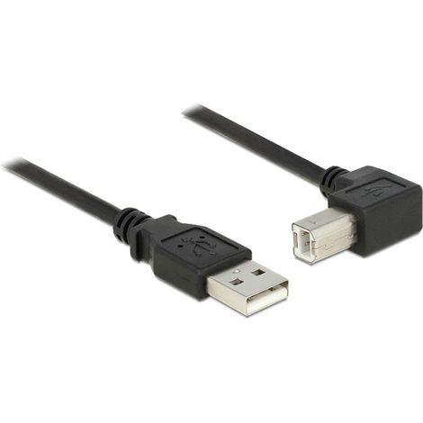 DeLOCK Delock 2m USB 2.0 - 2 m - USB A - USB B - 2.0 - Mâle/Mâle - Noir (83528)