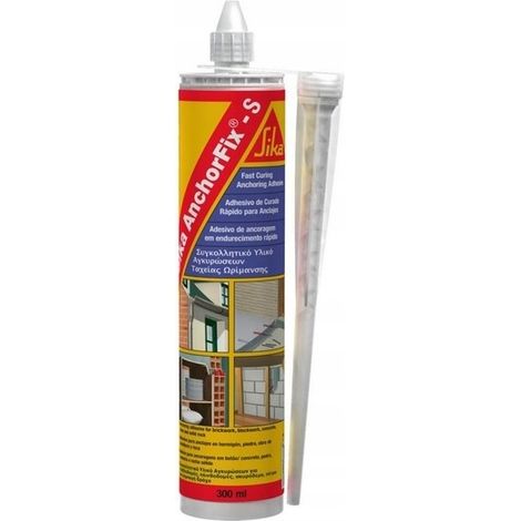 ANCLAJE QUÍMICO SIKAFLEX ANCHORFIX S 300ML - SK-SA341125