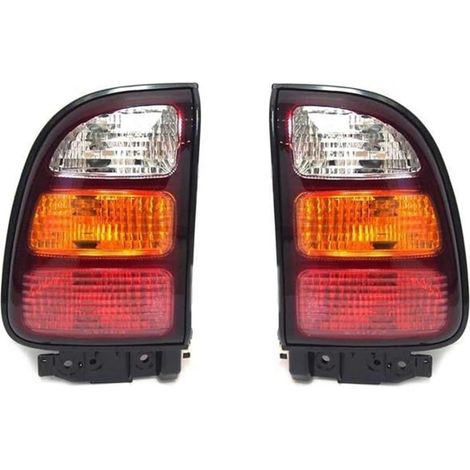 Conjunto de luz trasera, luz de freno, intermitente trasero, luz de freno, luz trasera para Toyota RAV4 1994-2000 8156142050 8156042050 Luz trasera para automóvil (1 par) (1/5)