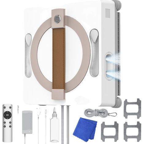 Robot limpiacristales, alta potencia de succión, control remoto por infrarrojos, 72 W (1/2)
