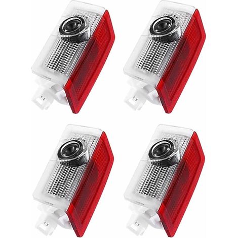 Projecteur De Porte - LED 500 Lm - Logo 3D Au Sol - Compatible Mercedes W205 W246 W176 W212 W213 A B C E GLC - Lot De 4 (1/5)
