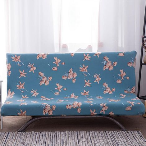 Housse de futon extensible sans accoudoirs, protection meubles futon, pour canapé-lit (1/5)
