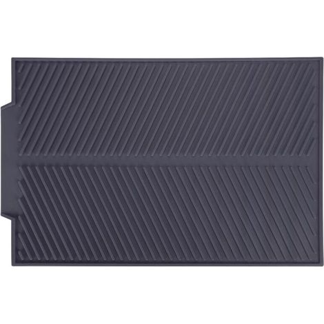 Vtizikl Tapis fond d'évier, Tapis de Séchage Vaisselle en Silicone,Tapis égouttoir Vaisselle Antidérapant,Tapis de Drainage de Cuisine (1/4)