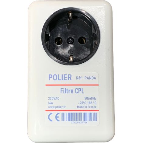 Filtre anti onde pour prise électrique – Protection pollution électromagnétique – Installation simple – Pour intérieur de maison – Polier