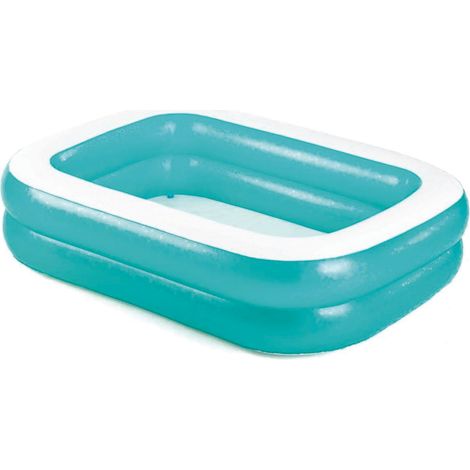 PISCINA GONFIABILE FAMILY RETTANGOLARE 2 ANELLI  +6 ANNI  cm.200x146x48h  peso Kg.3,300 (art.54005)    BESTWAY