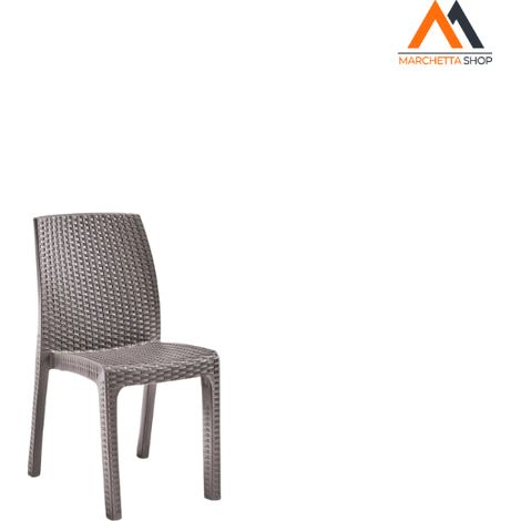 SEDIA IN POLIPROPILENE 'VERONA' taupe