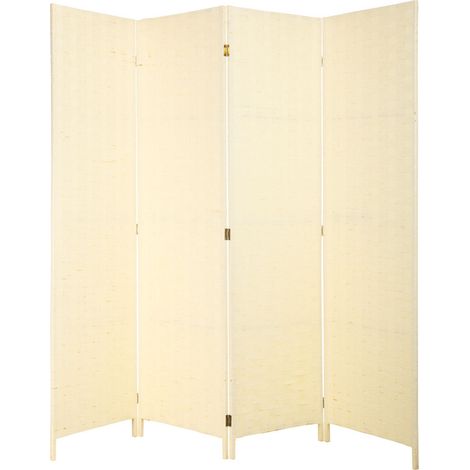 Biombo papel trenzado 4 hojas 50(x4)x3x180h cm (1/5)