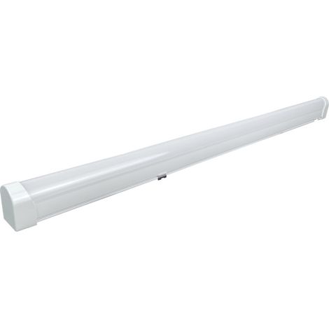 Tibelec – Réglette LED 9W 900 lumens 4000K blanc neutre – Branchement direct – Éclairage durable pour cuisine et bureau