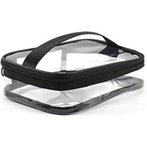 Transparente Kosmetiktasche, tragbare Kosmetikaufbewahrungstasche, Reise-Kosmetiktasche