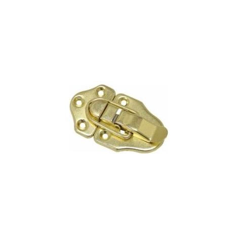 Knebelverschluss, Hebelverschluss, für Schmuckkästchen, Geschenkboxen, Werkzeugkästen, Koffer und Truhen, Gold Crezuo (1/4)
