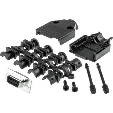 MH Connectors MHDTPPK9-DB9S-K Kit embase SUB-D femelle 180 ° Nombre de pôles: 9 fût à souder 1 pc(s)