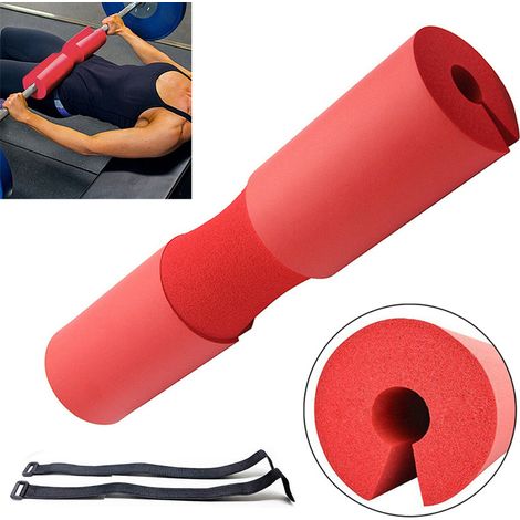 Tapis de barre d'haltères en mousse souple avec 2 attaches - Accessoires pour haltères (1/5)
