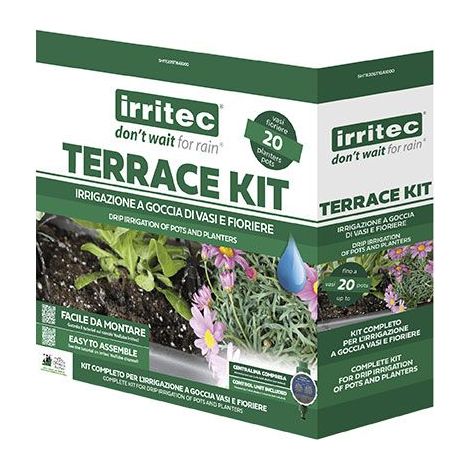 Irrigazione a Goccia di Vasi e Fioriere Terrace Kit Irritec
