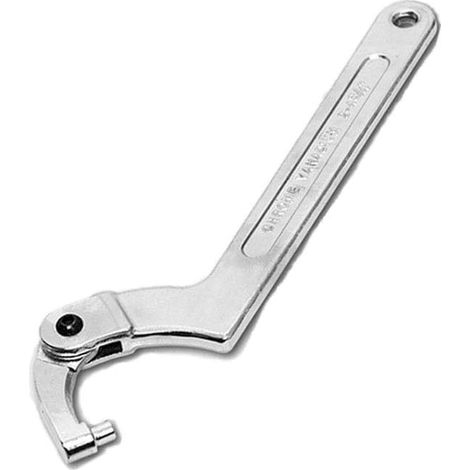LYCXAMES -- Clé à Crochet réglable en Chrome Vanadium Outil clé en C 51-120 mm  - Tête Ronde 3