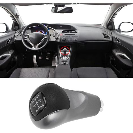 Pommeau de levier de vitesse compatible avec Honda Civic 2006-2011 54102-SNA A01 54102-SNA A02 (1/5)