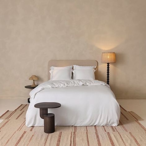 Housse de Couette en Satin 100% lyocell Lyocell Thermorégulatrice et Hypoallergénique - PANGIVO
