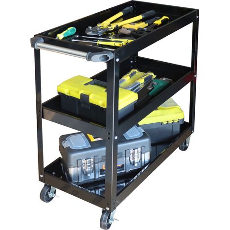 3-Tier Workshop Trolley with Swivel Castors (1/5)