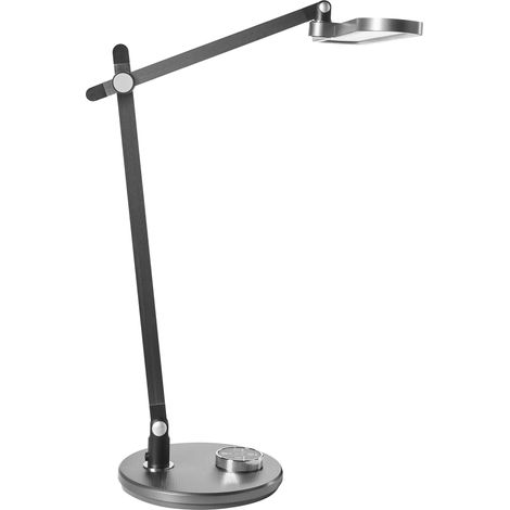 Multifunctional LED Desk Lamp Grey ABS Table Computer Reading Lighting Rotatable Arm Stepless Dimmer CCT Modes Off Delay Home Office HYDRUS (1/5)