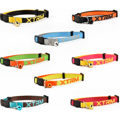 Collar gato x-trm neon flash 10 mm x 22-33 cm, colores surtidos