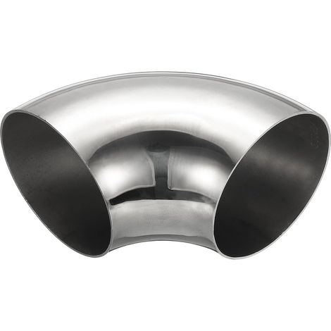 Coude À 90 Degrés Mandriné, 70mm OD D'Échappement En Acier Raccord De Tuyauterie Inoxydable 304 pour Tuyau Main Courante D'Escalier HVAC - 80mm (1/5)