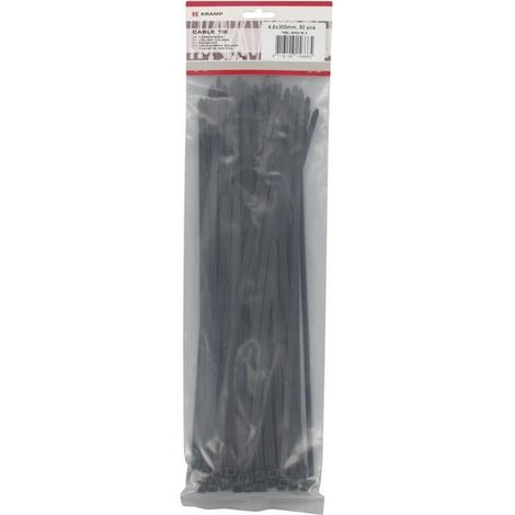 Serre-câbles 4,8x300mm noir UNIVERSEL TRBL48300BLA
