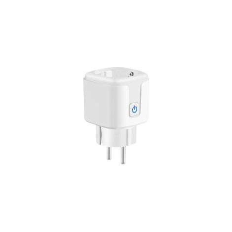 Prise WiFi intelligente : prise intelligente WiFi 16 A avec minuterie et fonction compte à rebours, moniteur d'énergie Smart Socket Switch Fonctionne avec Alexa (1/5)