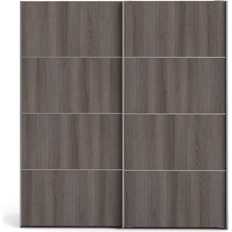Armario 182x200h roble oscuro - Sassari (1/5)