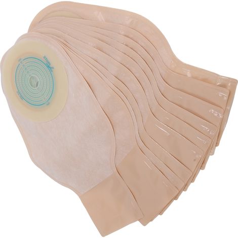 10 Einweg-Stomabeutel für Ileostomie, Zubehör für Stomapatienten (1/5)