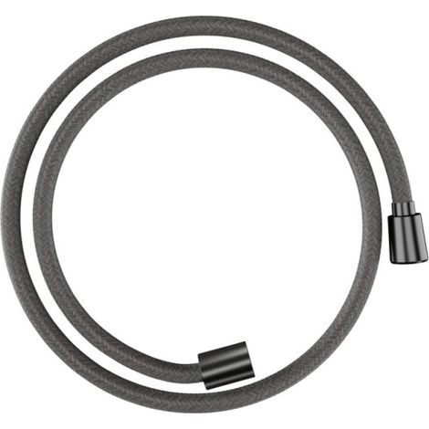 Hansgrohe - Manguera de ducha, 125 cm, cromo negro cepillado 28220340 (1/4)