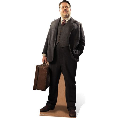 Figurine en carton Les Bêtes Fantastiques de Jacob Kowalski - Haut 171 cm (1/3)