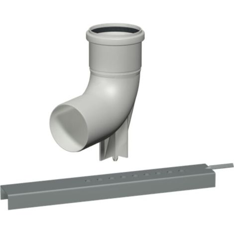 Bertrams Polyline EW Befestigungsset 40BS60 Stützbogen mit Auflageschiene, DN 60