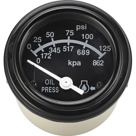 DC24V Zeiger-Motordruckmesser, präziser wasserdichter Generator-Anzeiger für Cummins, zuverlässiger Kontakt, wasserdichter Druckmesser. (1/5)