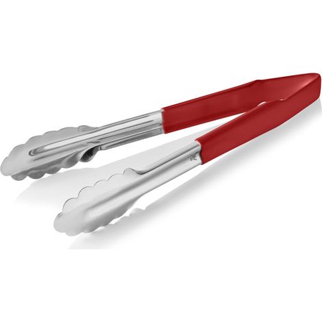Pince universelle HACCP 23 cm rouge inox 18/0 - Was Germany