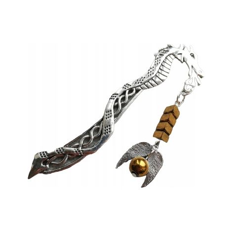 Marcapáginas grande para el libro Harry Potter y la Snitch Dorada (1/4)