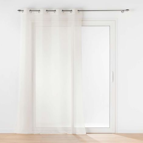 Voilage à Oeillets (140 x 240 cm) Lissea Naturel, Voile Sablé (1/5)