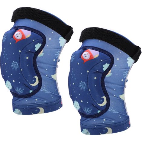 PROPRO Kinder-Bodenmatte mit innovativen, weichen EVA-Kniepolstern für Rollschuhlaufen, Radfahren und Outdoor-Sportarten (Dunkelblau, XXS) (1/5)
