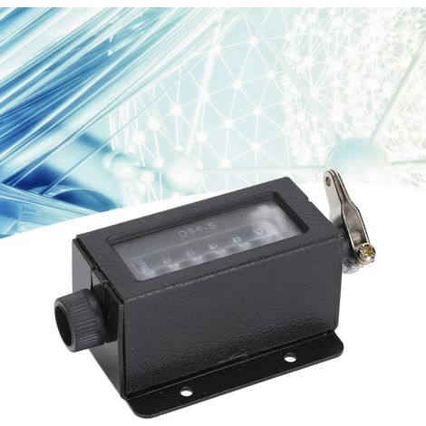 Compteur mécanique à 6 chiffres avec ressort pour presse à poinçonner, compteur manuel à traction D94‑S
