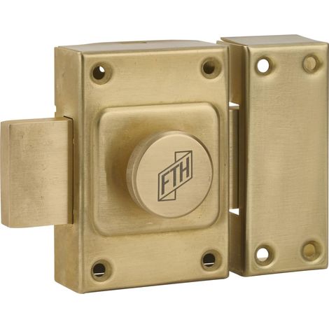 Verrou de Porte C60 à Bouton - Cylindre 40 mm - Coffre (1/5)