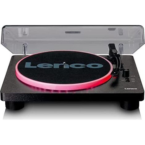 Lenco LS-50LEDBK tocadisco Tocadiscos de tracción por correa Negro Manual (1/5)