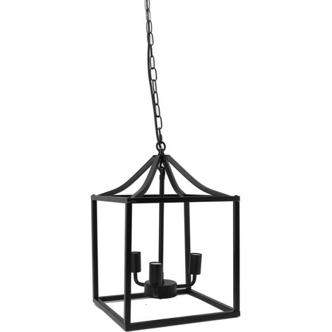 Plafonnier style ferme, douille E12, suspension industrielle rustique américaine pour salle à manger ou salon, 110 V (1/5)