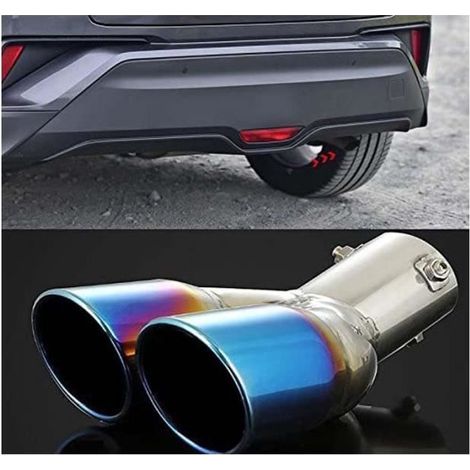 FOLAYA pour C-HR CHR 2016-2022 Embout-Silencieux d'Échappement Arrière, en Acier Inoxydable - Accessoire de voiture (1/2)
