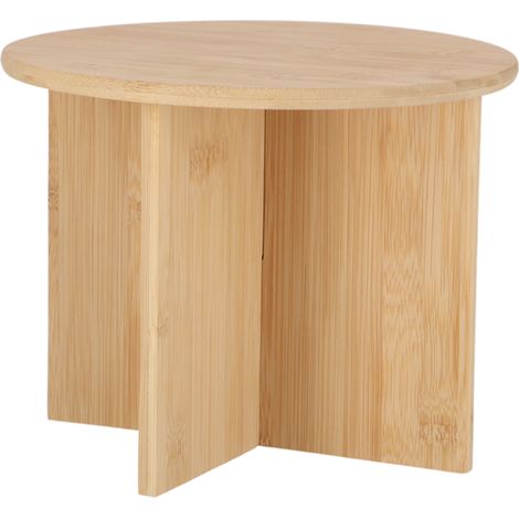 Support pour plantes en bambou - Beige - D 25 x H 19,5 cm - Livraison gratuite (1/5)
