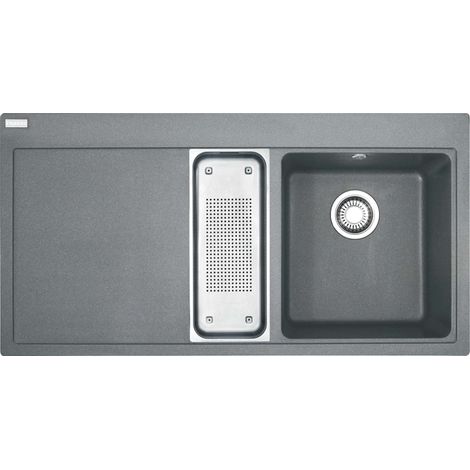 Franke Mythos - Lavello in fragranite MTG 651-100/7, 100x52 cm, grigio pietra 114.0150.029