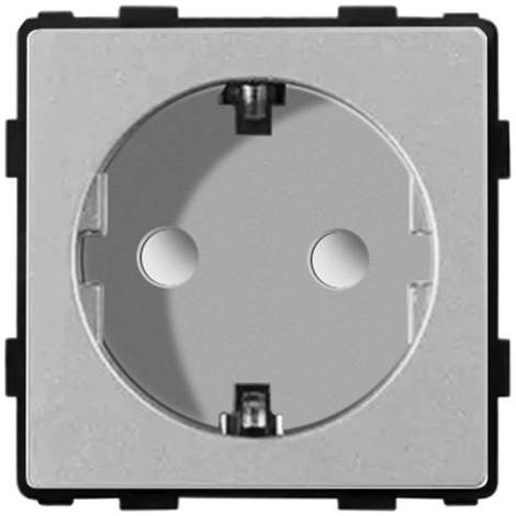 Base Enchufe EU tipo SCHUKO 16A 250V KOOB, gris (1/5)