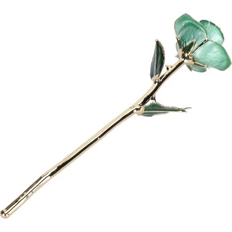 Roses dorées préservées pour la Saint-Valentin, les anniversaires et la fête des mères. (1/5)