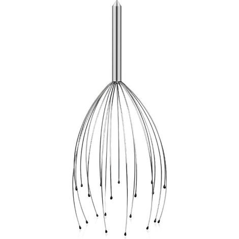 Appareil de massage de la tête - Massage du cuir chevelu - Appareil à 20 broches pour soulager les démangeaisons du cuir chevelu-AquaForge (1/5)